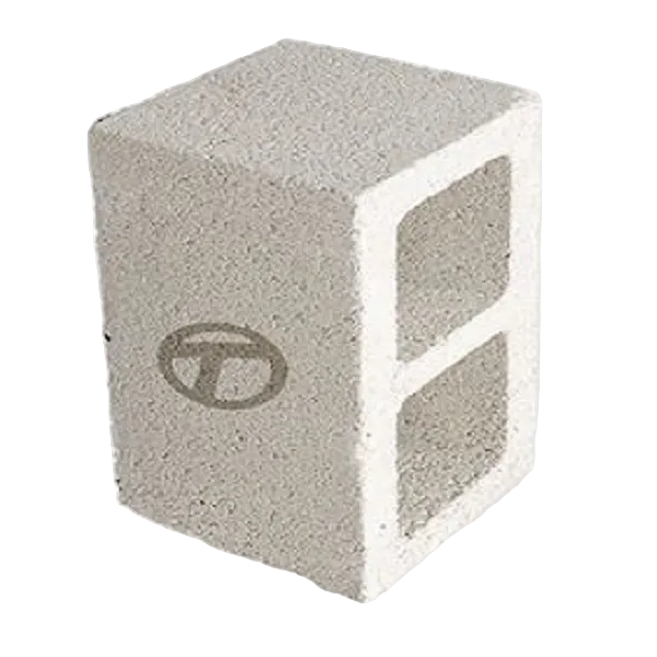 Block de concreto 2 huecos 20x20x40 pza Tekax