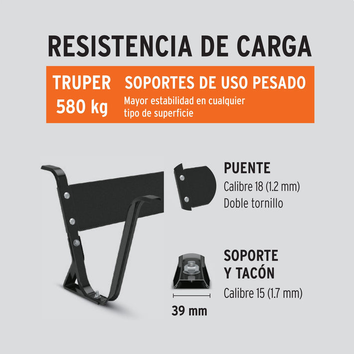 Carretilla 5 Truper 580 kg