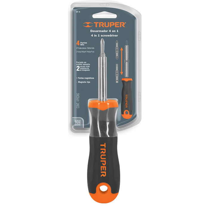 Desarmador 2 puntas dobles Truper