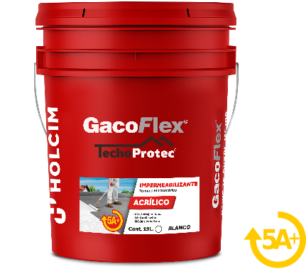 Impermeabilizante 5A cubeta 19 lts Holcim GacoFlex