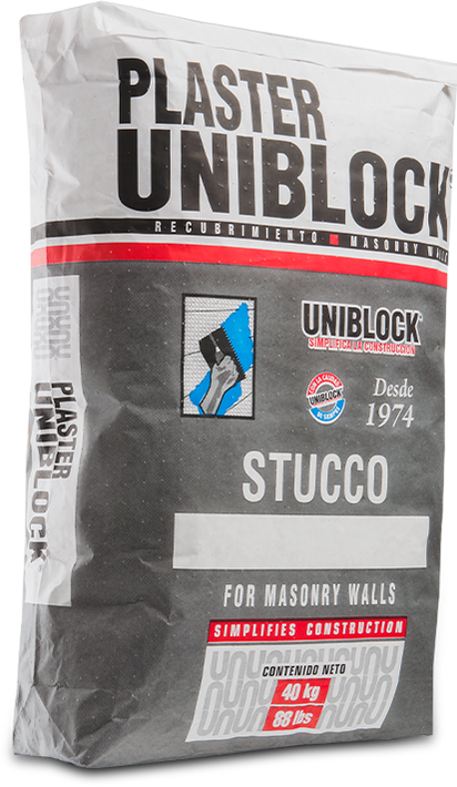 Masilla plaster Uniblock gris 40 kg
